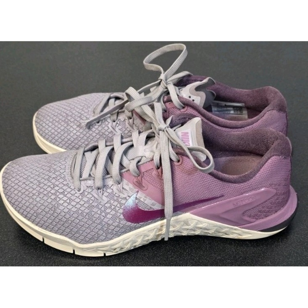 Nike Metcon 4 XD Running Athletic Shoes Purple Grey Women 8 Crossfit CD3128-008 - Picture 3 of 6